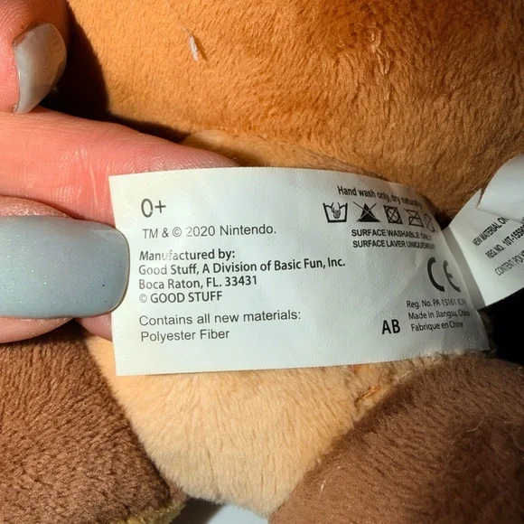 Nintendo Goomba Plush Toy - Tan and Brown - Picture 3 of 3